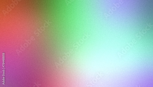 Red purple blue green white , template empty space , rough grainy noise grungy texture color gradient rough abstract background shine bright light and glow