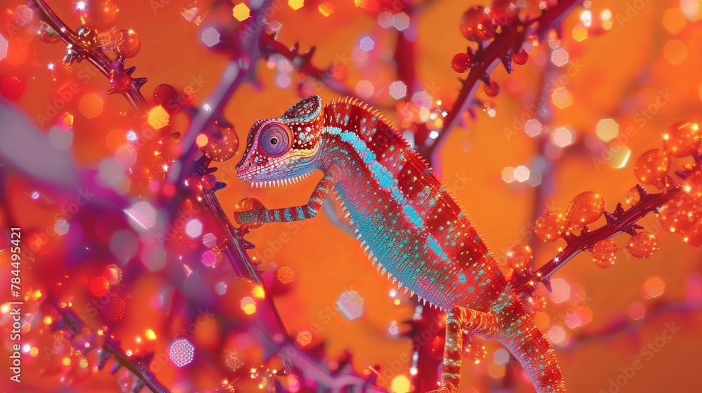 Chameleon Charm: Mesmerizing Images of Colorful Reptilian Wonders Chameleon Charm: Mesmerizing Images of Colorful Reptilian Wonders