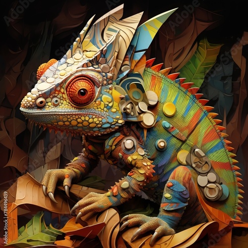 Chameleon Charm: Mesmerizing Images of Colorful Reptilian Wonders