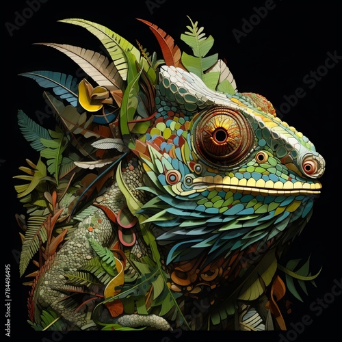 Chameleon Charm: Mesmerizing Images of Colorful Reptilian Wonders