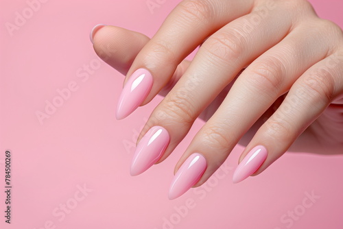 Soft purple almond nails for a delicate and feminine look  great for subtle beauty themes and romantic styles