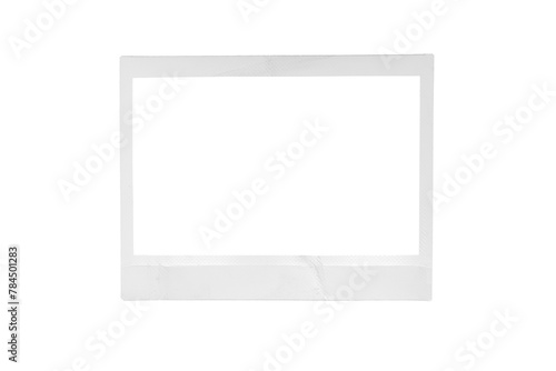 Empty Photo frame isolated background vector illustration