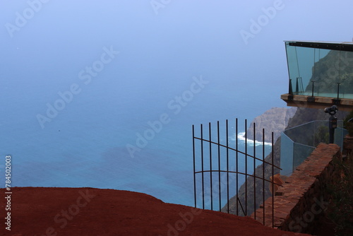 Mirador de Abrante on the canary island La Gomera photo