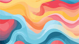 Soft abstract background. Colorful pattern. 2d flat