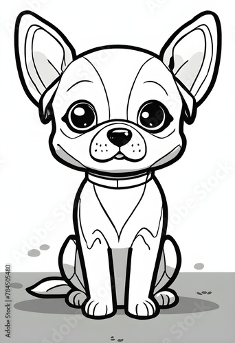 Enjoyable Dog Coloring Activity for All  Kids and Adults Welcome 