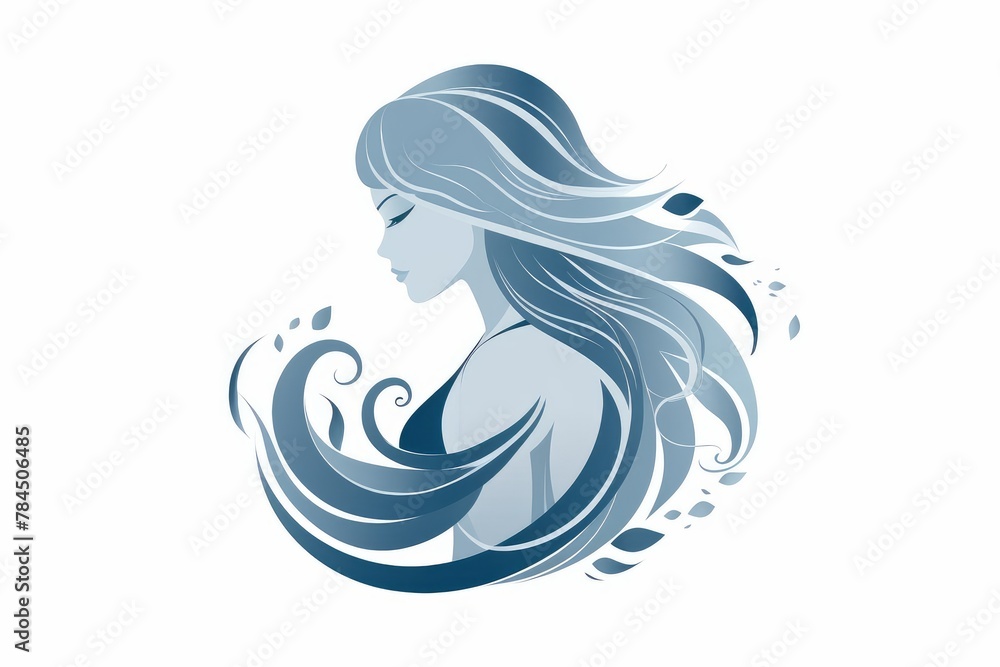 fashion, girl, blue, hair, logo, illustration, woman, face, light blue, glamour, long hair, spa, hairdresser, mothers day, silhouette, international womens day, watercolor, background, female, portrai fashion, girl, blue, hair, logo, illustration, woman, face, light blue, glamour, long hair, spa, hairdresser, mothers day, silhouette, international womens day, watercolor, background, female, portrai