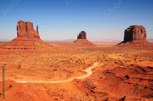 Desolate and Barren Monument Valley Arizona USA Navajo Nation
