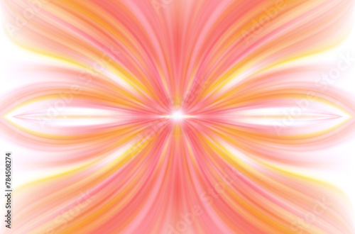 Abstract futuristic red pink color energy flower. Spring time, asian blossoming abstract background.	