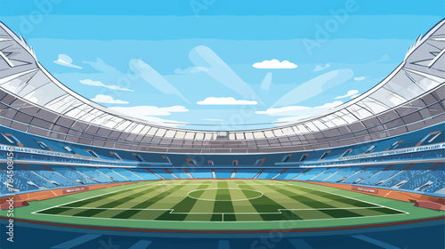 Sporting stadium illustration in detail  EPS vector © visual