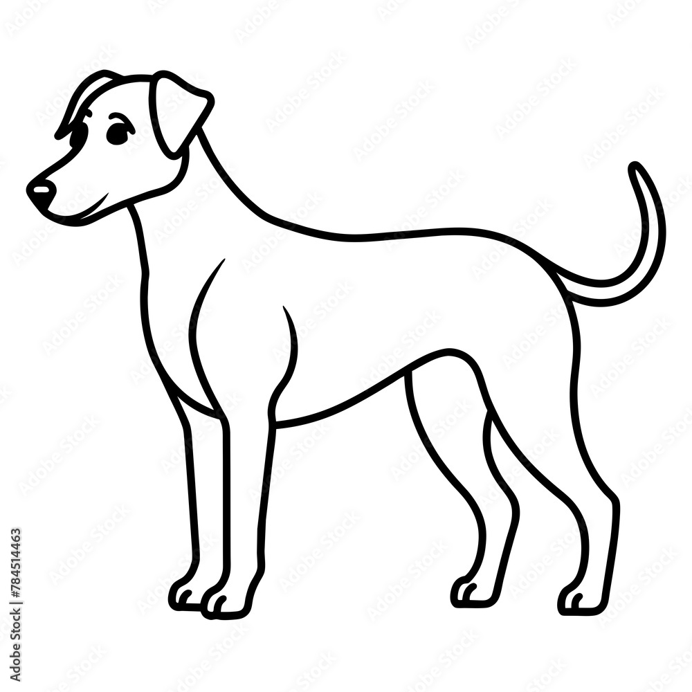 Dog vector illustration mascot,Dog silhouette,vector,icon,svg,characters,Holiday t shirt,black Dog cartoon drawn trendy logo Vector illustration,Dog on a white background,eps,png,line art