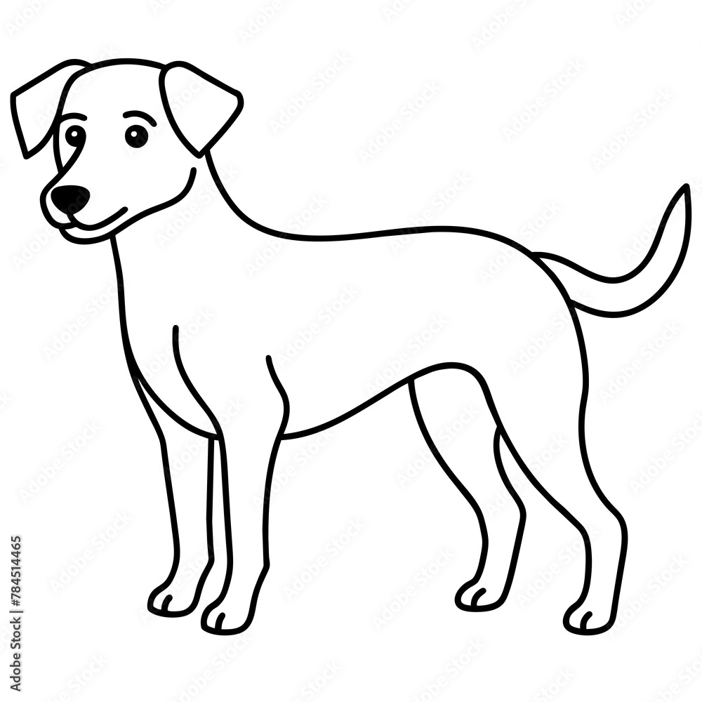 Dog vector illustration mascot,Dog silhouette,vector,icon,svg,characters,Holiday t shirt,black Dog cartoon drawn trendy logo Vector illustration,Dog on a white background,eps,png,line art