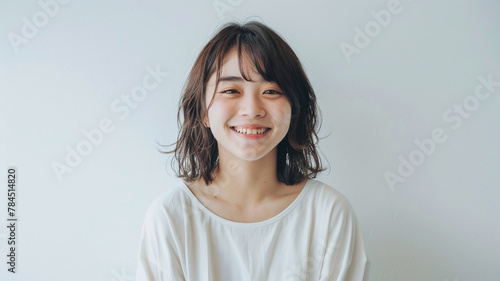 若い日本人の女性ポートレイト Young Japanese woman's portrait. [Generative AI] 