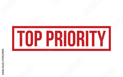 Top Priority Stamp. Top Priority Rubber grunge Stamp Seal