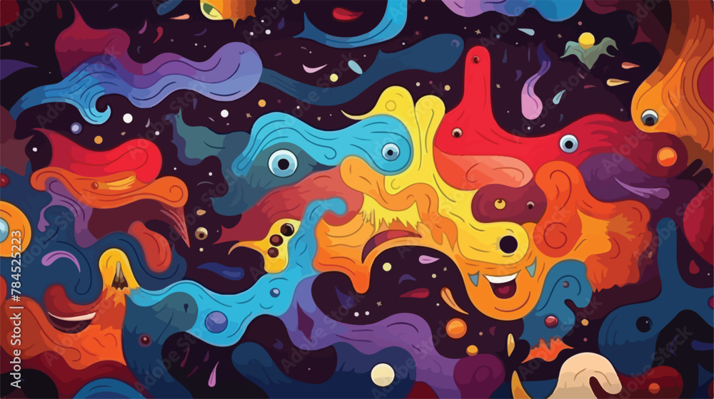 Texture pattern and weird background design artwork