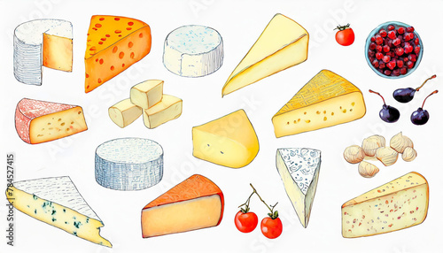 set of cheese