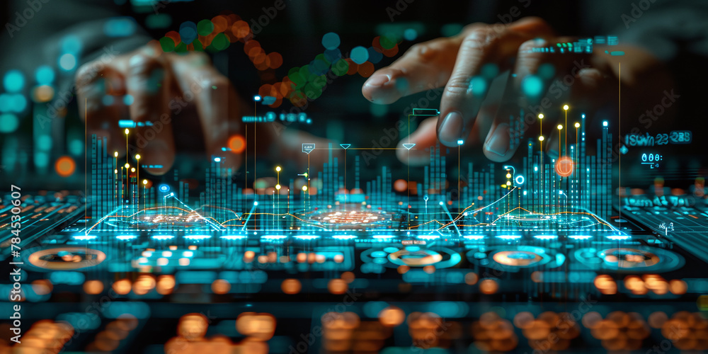 Advanced Tech Stock Market Expansion with Human-Robot Alliance Advanced Tech Stock Market Expansion with Human-Robot Alliance