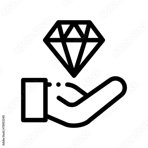 value proposition line icon