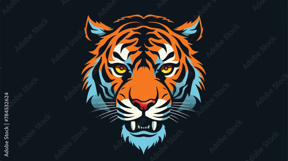 Tiger vector design  this artwork can be used logo