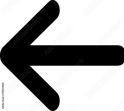 arrow sign ICON Event elements isolated on transparent background. Black & white