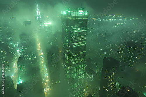 Bright Emerald Skyscraper: Urban Partnership Agreement © Taria Technology