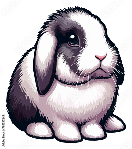 Cute Rabbit pet Sticker