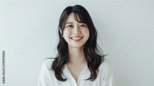 若い日本人の女性ポートレイト 
Young Japanese woman's portrait
[Generative AI]　　
