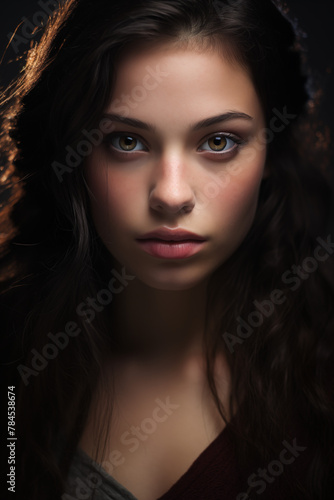 Portrait of beautiful young brunette © Stephen