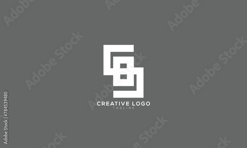 58 85 8S S8 Abstract initial monogram letter alphabet logo design photo