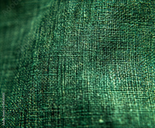 Close up view of green cloth photo