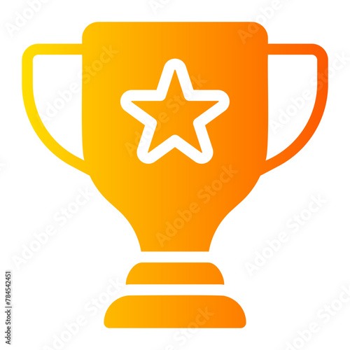 trophy gradient icon