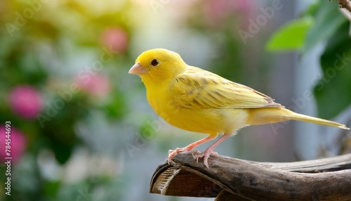 The Feisty Canary: Yellow Bird's Vigor and Temperament