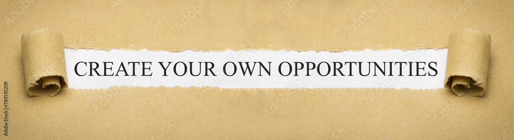 Obraz premium Create your own opportunities