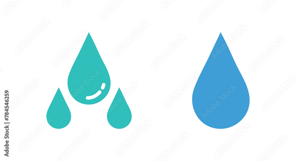 Flat Water Icon Symbol Vector Illustration Flat Water Icon Symbol Vector Illustration