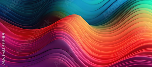 colorful wave pattern, gradation 172