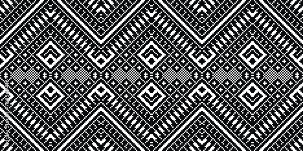 Pixel Cross Stitch Traditional Ethnic Pattern Paisley Flower Ikat Background Abstract Aztec African Indonesian Indian Seamless Pattern for Fabric Print Cloth Dress Carpet Curtains and Sarong Pixel Cross Stitch Traditional Ethnic Pattern Paisley Flower Ikat Background Abstract Aztec African Indonesian Indian Seamless Pattern for Fabric Print Cloth Dress Carpet Curtains and Sarong