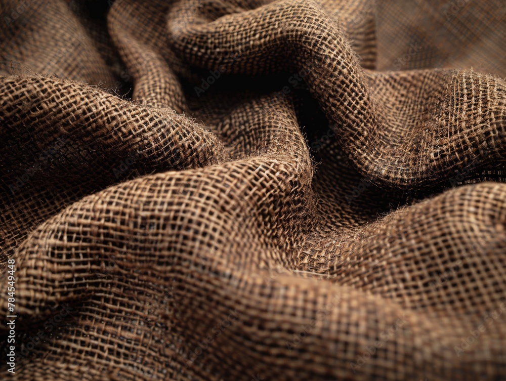 Close up of brown fabric Close up of brown fabric