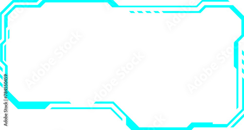 Blue control panel abstract modern technology futuristic interface hud	