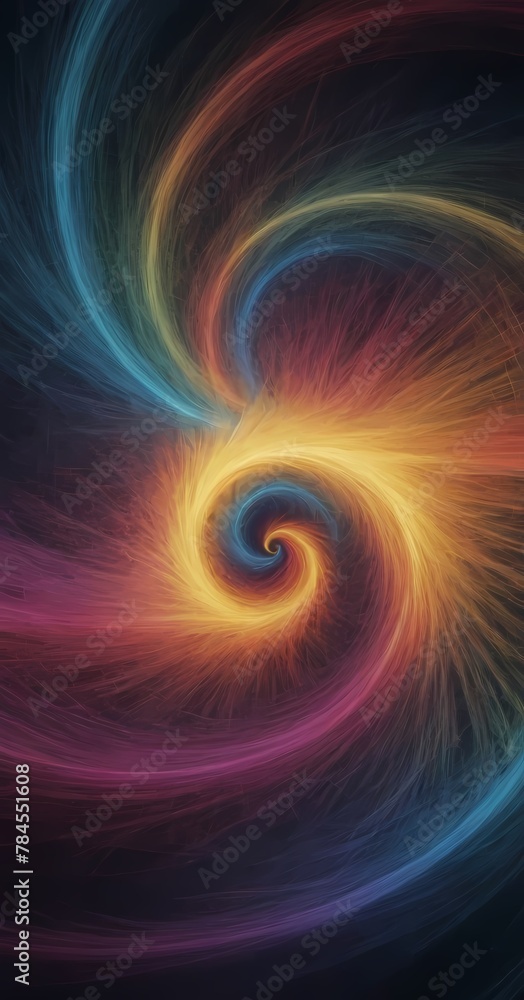 Digital background with graphical representation of the movement of information, data and audio. Generative AI, Generative, AI Digital background with graphical representation of the movement of information, data and audio. Generative AI, Generative, AI