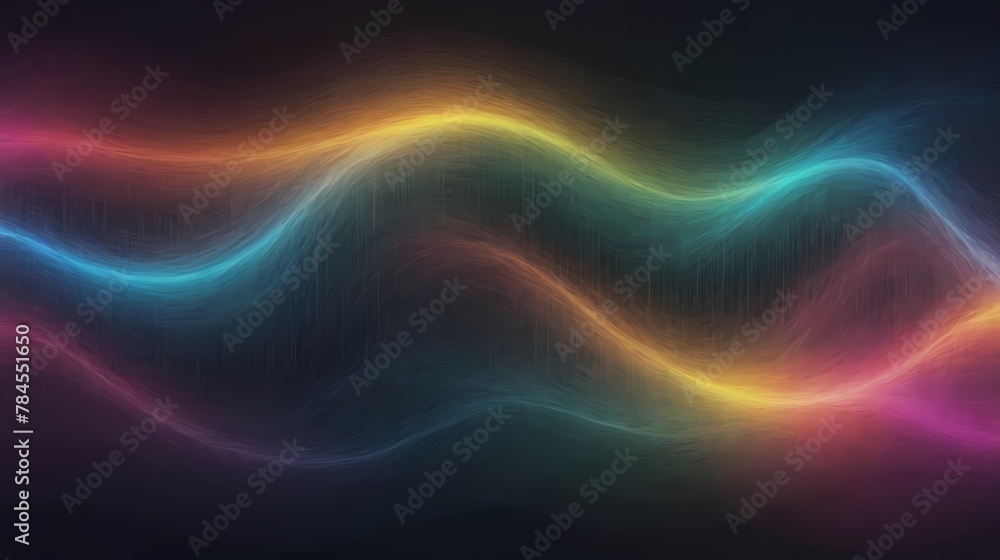 Digital background with graphical representation of the movement of information, data and audio. Generative AI, Generative, AI Digital background with graphical representation of the movement of information, data and audio. Generative AI, Generative, AI