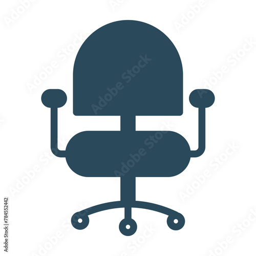  Office Chair  Glyph Icon 