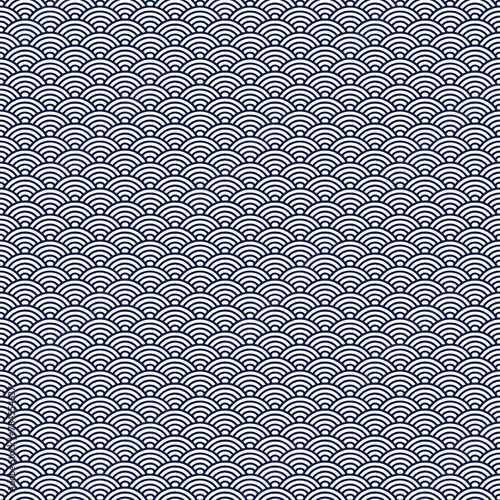Seigaiha ocean wave pattern Japanese style 29