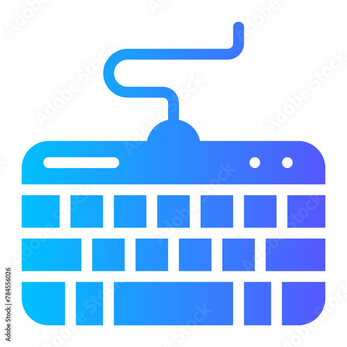 keyboard gradient icon