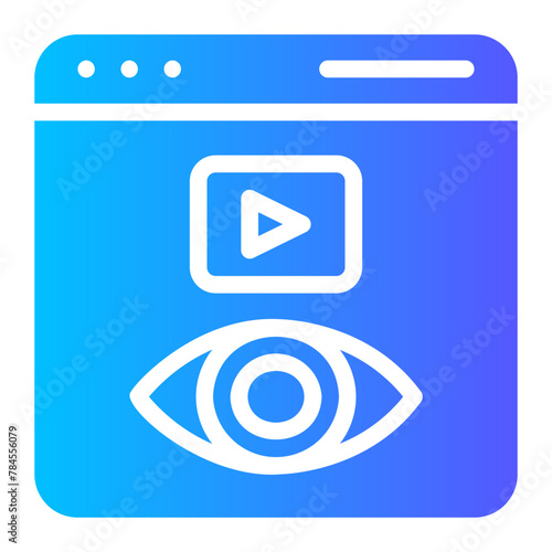 viewer gradient icon