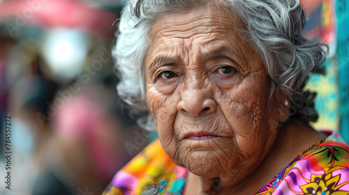 Fe Arraigada: Persona Mayor Mexicana con el Rosario, Nutriendo una Vida de Devoción. photo