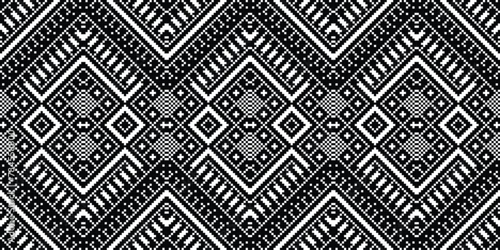 Pixel Fabric Paisley Embroidery Background. Pixel Diamond Geometric Ethnic Oriental Pattern Traditional. Pixel Aztec Style Abstract Design for Print Texture,fabric,saree,sari,carpet. Pixel Fabric Paisley Embroidery Background. Pixel Diamond Geometric Ethnic Oriental Pattern Traditional. Pixel Aztec Style Abstract Design for Print Texture,fabric,saree,sari,carpet.