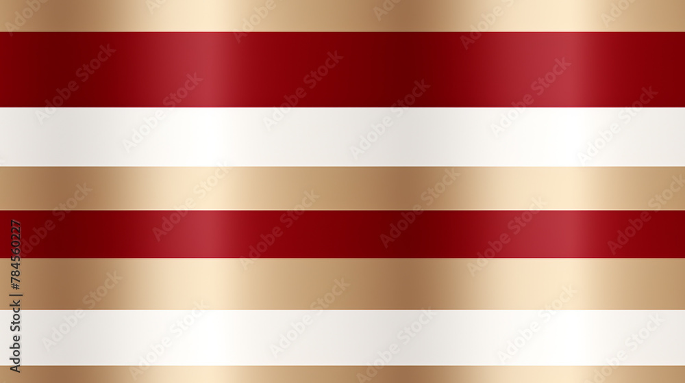 A red and white ribbon pattern with gold accents A red and white ribbon pattern with gold accents