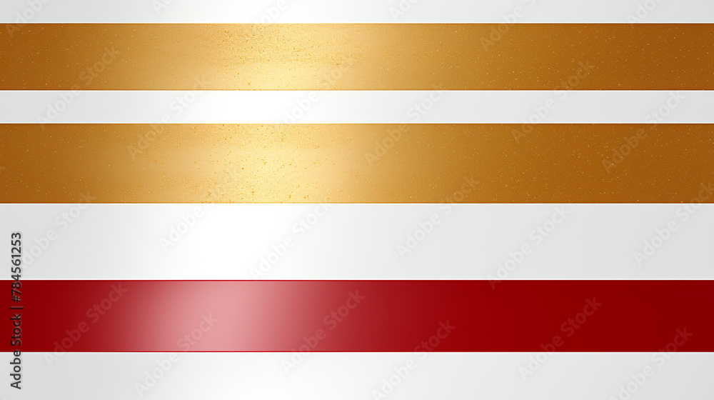 A red and white ribbon pattern with gold accents A red and white ribbon pattern with gold accents