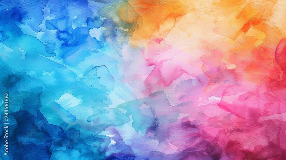 Background of colorful abstract watercolors