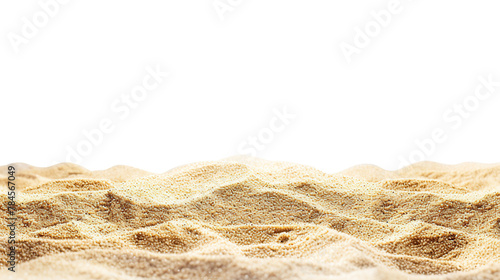 beach sand on a white background