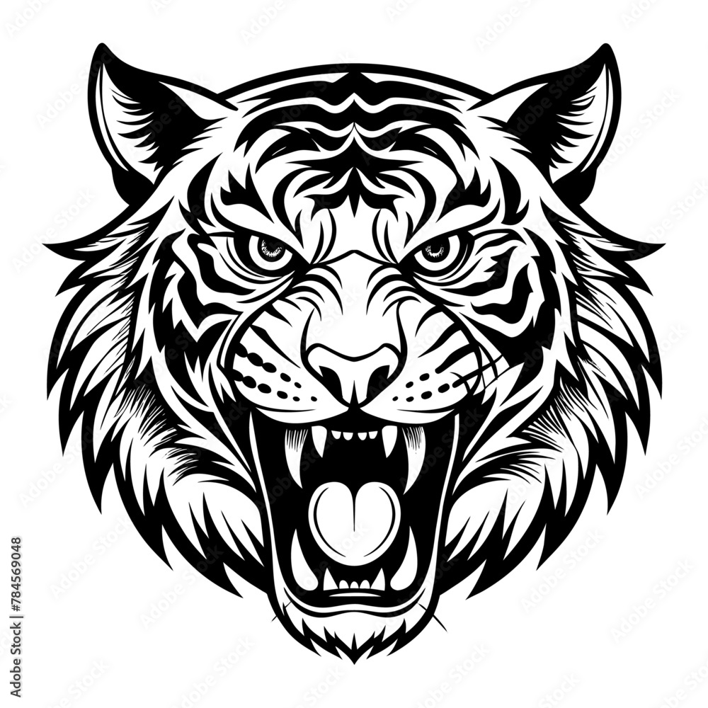 Angry Tiger Head Icon Illustrations & Vectors, Angry Tiger Head Icon Illustrations & Vectors,